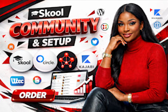 setup skool, upload and organize skool course skool community course manager