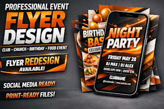 flyer design business flyer event flyer food event flyer professional dj flyer