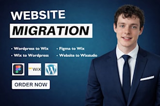 migrate clone website to wix, figma to wix lovable to wordpress wix to wordpress