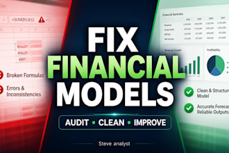 fix, audit and improve your financial model