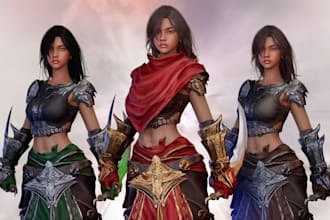 create a custom vrchat avatar model 3d avatar model for vrchat character