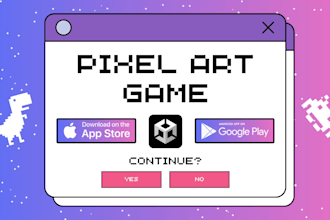 develop a 2d pixel art game on unity for mobile and PC