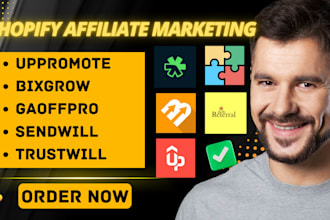setup affiliate program uppromote vitals referral goaffpro bixgrow refersion