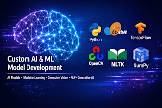 build ai, machine learning, and deep learning models using python