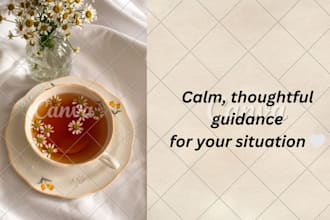 give calm, thoughtful relationship and life advice
