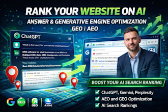 rank your website on ai with generative and answer engine optimization, aeo, GEO
