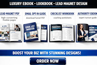 design canva ebook luxury workbook lead magnet logbook fashion and spa lookbook