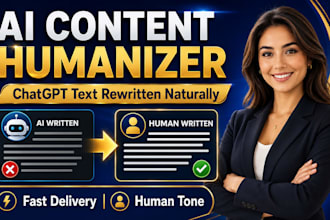 humanize ai content and rewrite chatgpt text naturally