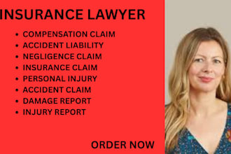 handle accident liability, injury claims, insurance compensation, and negligence