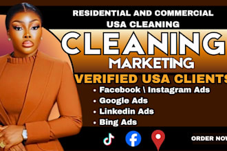 run USA cleaning lead commercial cleaning facebook ads cleaning google ads