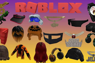 create unique roblox ugc accessories game asset chain har hats and necklace