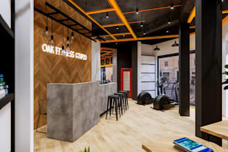 remodel gym interior design,fitness space,layout plan,commercial exterior render