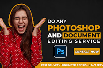 professionally edit or modify you pdf files in photoshop