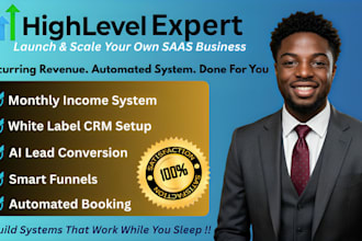 setup gohighlevel saas ghl crm ghl automations ghl landing page ghl snapshots
