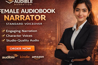 be your female audiobook narrator audible audiobook standard voiceover