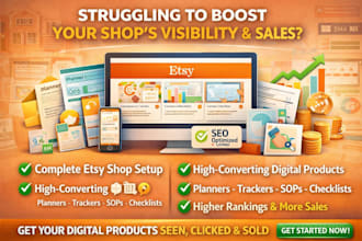 automate, create client trackers, and design SEO optimized etsy digital products