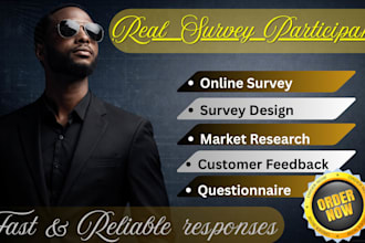 design a professional online survey for market research or customer feedback