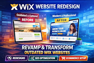 redesign wix website wix site revamp wix update wix website fix