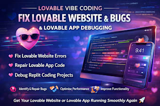 do loveable vibe coding loveable website fix loveable bugs replit loveable app