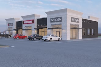 do 3d rendering architecture 3d modelling house commercial building exterior