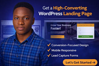 create a converting wordpress landing page or a sales page