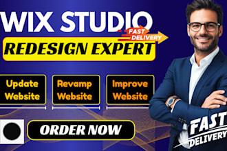 redesign wix studio website revamp wix website update responsive wix website