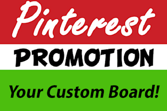 create custom board on pinterest with over 100k audience