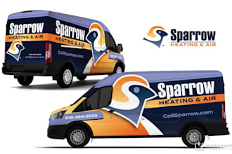 design professional fleet vehicle wrap for vans trucks or cars
