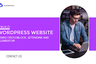 build and revamp wordpress website website using crocoblock and jetengine