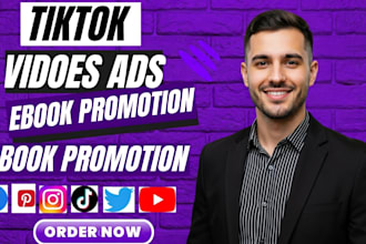 make tiktok booktok videos and tiktok ads to promote your book