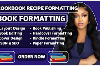 cookbook formatting cookbook recipe publishing amazon kdp cookbook cover design
