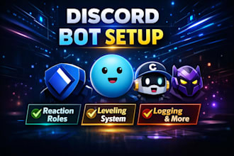setup and configure discord bots for your server professionally