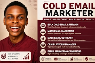 blast bulk cold email campaign b2b marketing mass email campaign SMS marketing