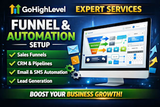 build gohighlevel funnels, workflows and automation
