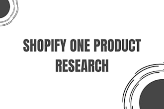 do shopify product research