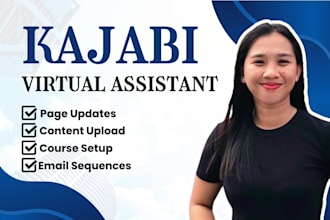 be your dedicated kajabi virtual assistant