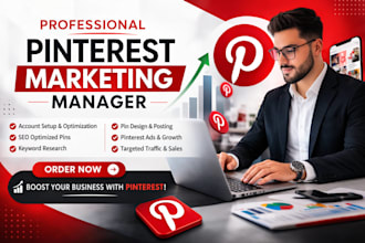 optimize and manage pinterest for traffic and sales