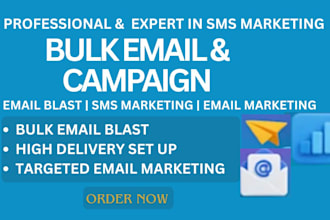 send bulk sms marketing text message bulk email blast SMS and sms marketing