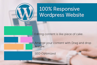 create a responsive wordpress website design in 72 hours