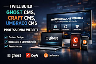 build ghost cms website, ghost blog, newsletter, membership and migration