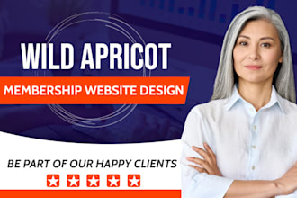 design a membership website with wildapricot