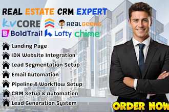 setup lofty crm boldtrail kvcore real estate crm idx real geeks website chime