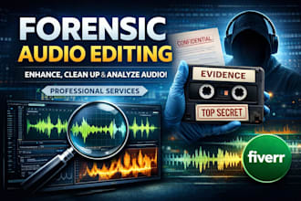 do forensic audio enhancement, noise reduction, audio analysis and unclear audio
