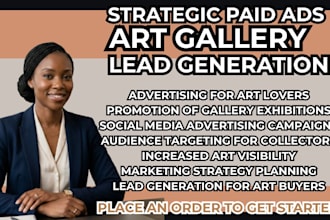 art gallery leads art promotion art gallery marketing art exhibition marketing
