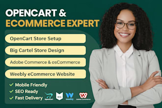 setup opencart  big cartel store target plus oscommerce adobecommerce weebly