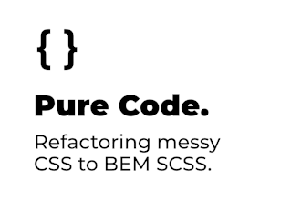 clean and refactor messy ai generated CSS into scss bem