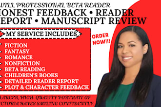 be your beta reader for romance, fantasy, fiction and manuscripts