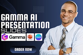 create canva gamma ai powerpoint presentation pitchdeck for you in 24 hours