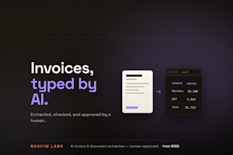 automate your invoice and document data entry with ai ocr extraction