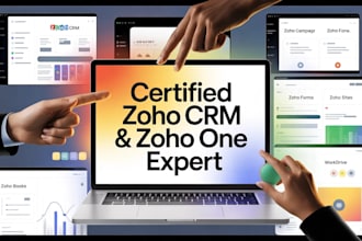 zoho crm setup zoho campaigns zoho sites zoho salesiq zoho desk zoho form books